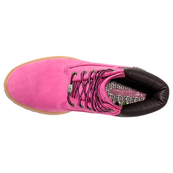 SOLD ON TRADESY BREAST CANCER TIMBERLAND BOOTS MEN - Picture 3 of 8